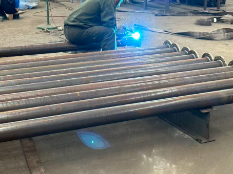 阿里20#无缝注浆管加工108*6钢花管棚管